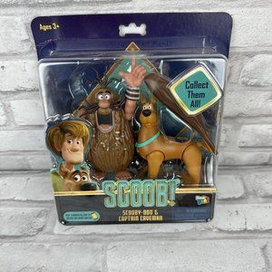Scoob! Scooby-Doo & Captain Caveman Scoob! the Movie Action Figures New Sealed